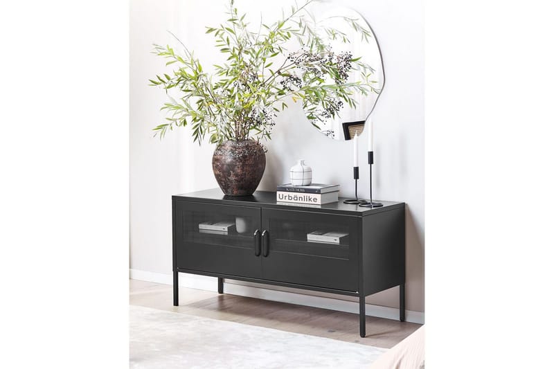 Kontorsskap Morley Svart - Svart - Møbler - Bord - Avlastningsbord & sidobord - Lampebord & sidebord