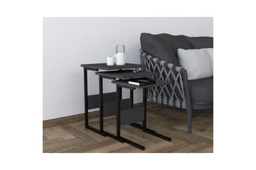 Korra Settbord 40 cm - Sort - Møbler - Bord - Avlastningsbord & sidobord - Settbord