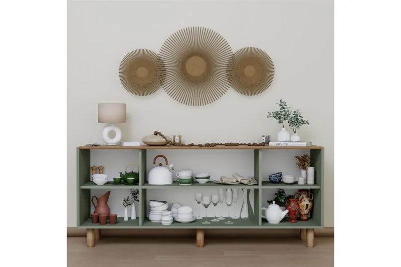 Kuniyoshi Konsollbord 180 cm - Grønn - Møbler - Bord - Avlastningsbord & sidobord - Konsollbord & gangbord