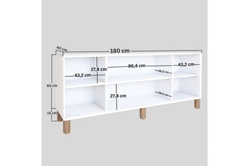 Kuniyoshi Konsollbord 180 cm - Hvit - Møbler - Bord - Avlastningsbord & sidobord - Konsollbord & gangbord