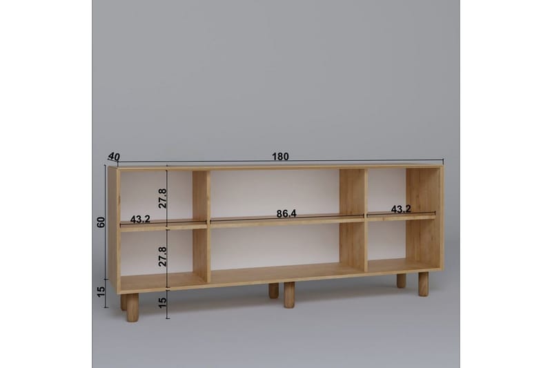 Kuniyoshi Konsollbord 180 cm - Valnøtt - Møbler - Bord - Avlastningsbord & sidobord - Konsollbord & gangbord