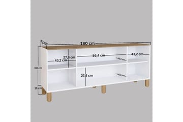 Kuniyoshi Konsollbord 180 cm - Valnøtt - Møbler - Bord - Avlastningsbord & sidobord - Konsollbord & gangbord