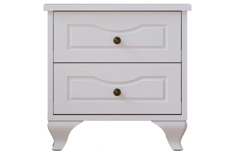 Kyvor Nattbord 45 cm, Matt Hvit