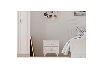 Kyvor Nattbord 45 cm - Matt Hvit - Møbler - Bord - Avlastningsbord & sidobord - Sengebord & nattbord