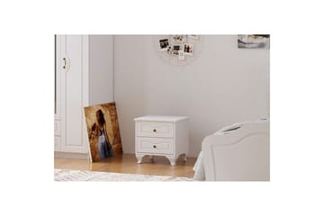 Kyvor Nattbord 45 cm - Matt Hvit - Møbler - Bord - Avlastningsbord & sidobord - Sengebord & nattbord