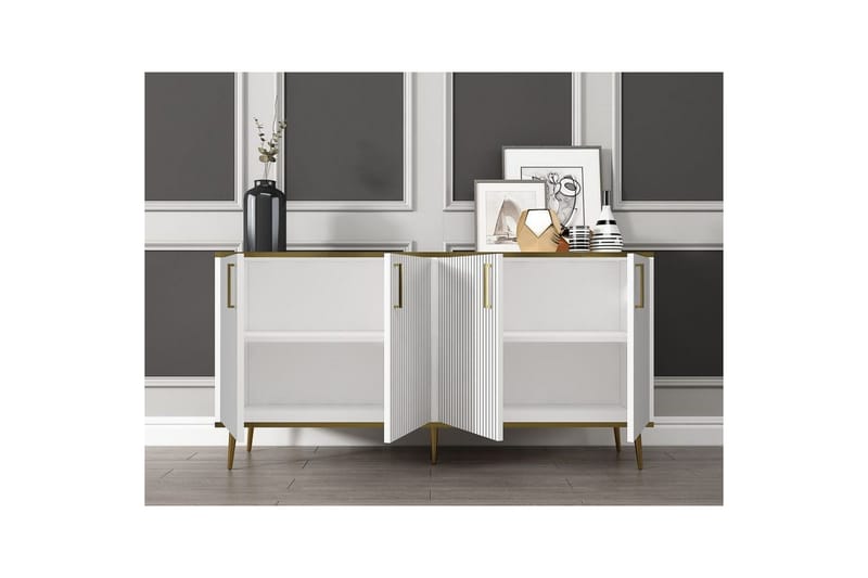 Lacus Konsollbord 150 cm - Hvit - Møbler - Bord - Avlastningsbord & sidobord - Konsollbord & gangbord