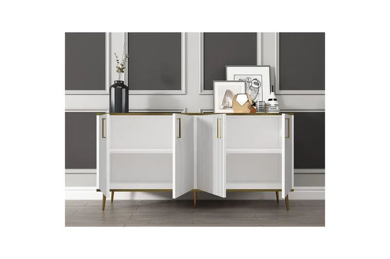 Lacus Konsollbord 150 cm - Hvit - Møbler - Bord - Avlastningsbord & sidobord - Konsollbord & gangbord