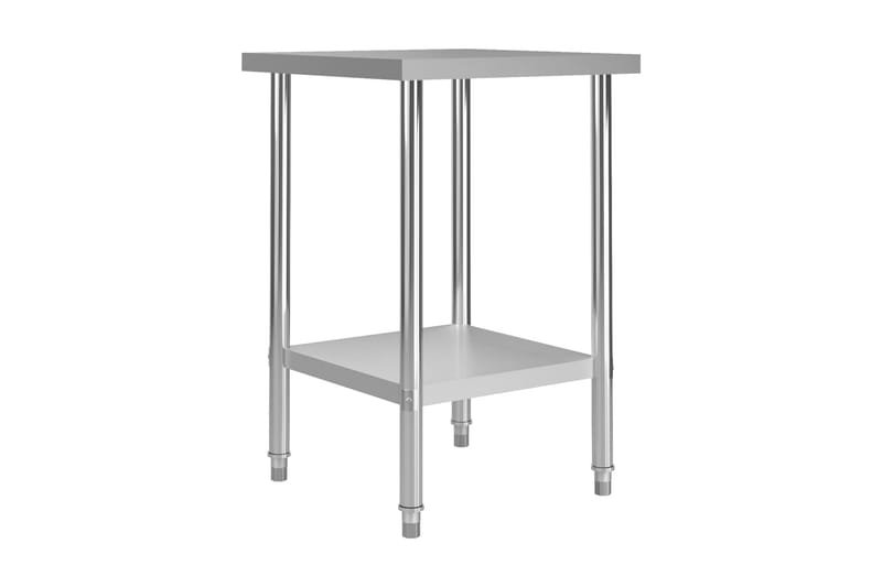 Arbeidsbord for kjøkken 60x60x85 cm rustfritt stål - Sammenleggbart bord - Marmorbord - Lampebord & sidebord - Brettbord og småbord