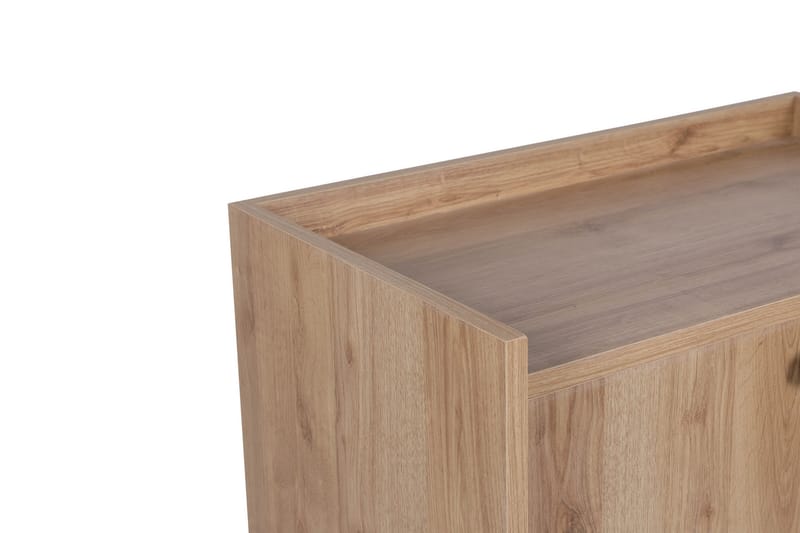 Avlastningsbord Leysium 70 cm - Natur / Svart - Lampebord & sidebord - Brettbord og småbord