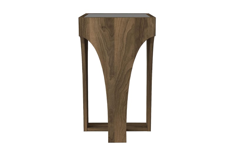 Avlastningsbord Metslavier 37 cm - Valnøtt / Antrasitt - Brettbord og småbord - Lampebord & sidebord