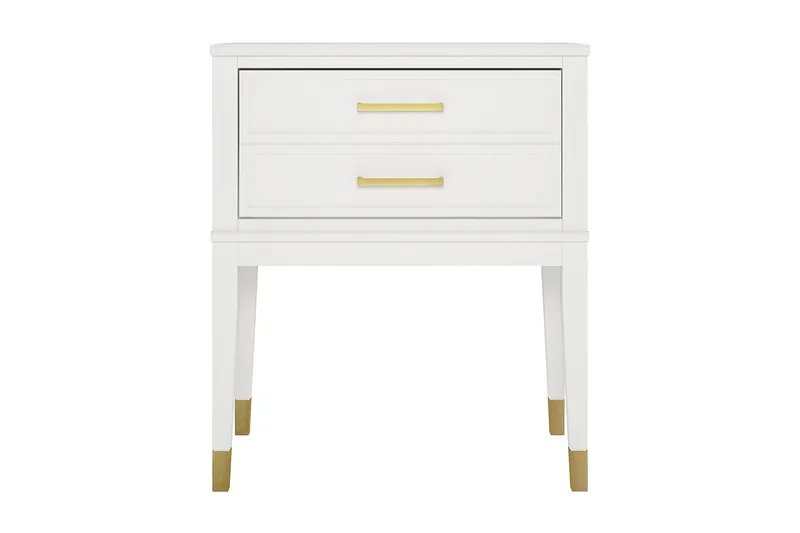 Avlastningsbord Westerleigh 60 cm Hvit, CosmoLiving