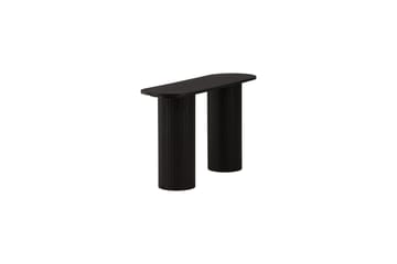 Bianca Sidebord 130x40x72 cm Oval - Sort - Møbler - Bord - Avlastningsbord & sidobord - Lampebord & sidebord