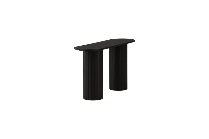 Bianca Sidebord 130x40x72 cm Oval - Sort - Møbler - Bord - Avlastningsbord & sidobord - Lampebord & sidebord
