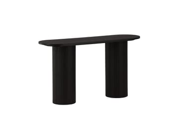 Bianca Sidebord 130x40x72 cm Oval - Sort - Møbler - Bord - Avlastningsbord & sidobord - Lampebord & sidebord