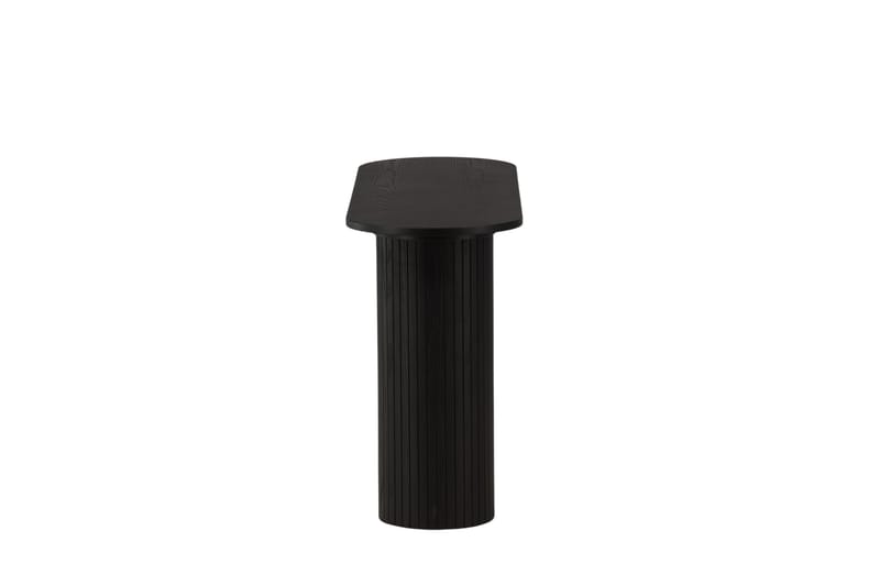 Bianca Sidebord 130x40x72 cm Oval - Sort - Møbler - Bord - Avlastningsbord & sidobord - Lampebord & sidebord