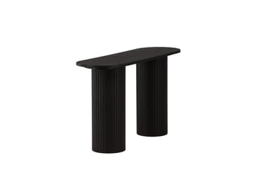 Bianca Sidebord 130x40x72 cm Oval - Sort - Møbler - Bord - Avlastningsbord & sidobord - Lampebord & sidebord