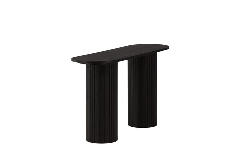 Bianca Sidebord 130x40x72 cm Oval - Sort - Møbler - Bord - Avlastningsbord & sidobord - Lampebord & sidebord