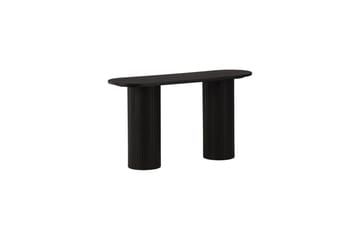 Bianca Sidebord 130x40x72 cm Oval - Sort - Møbler - Bord - Avlastningsbord & sidobord - Lampebord & sidebord