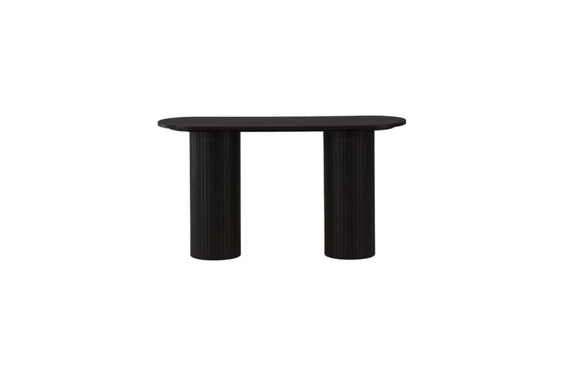 Bianca Sidebord 130x40x72 cm Oval - Sort - Møbler - Bord - Avlastningsbord & sidobord - Lampebord & sidebord