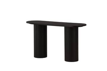 Bianca Sidebord 130x40x72 cm Oval - Sort - Møbler - Bord - Avlastningsbord & sidobord - Lampebord & sidebord