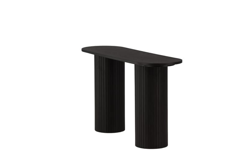 Bianca Sidebord 130x40x72 cm Oval - Sort - Møbler - Bord - Avlastningsbord & sidobord - Lampebord & sidebord