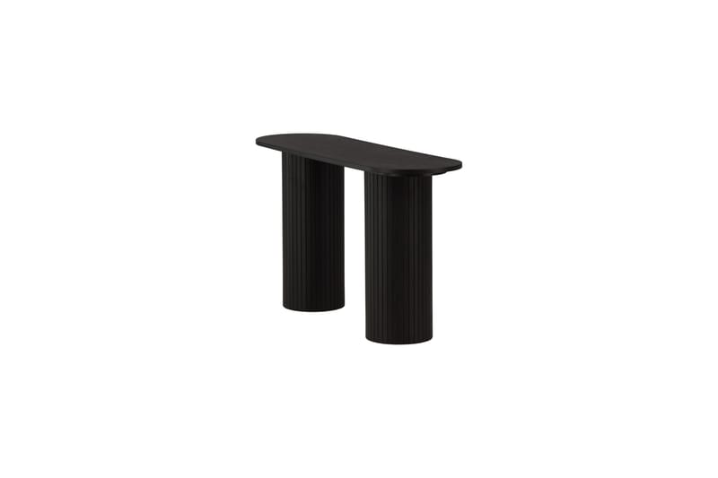 Bianca Sidebord 130x40x72 cm Oval - Sort - Møbler - Bord - Avlastningsbord & sidobord - Lampebord & sidebord