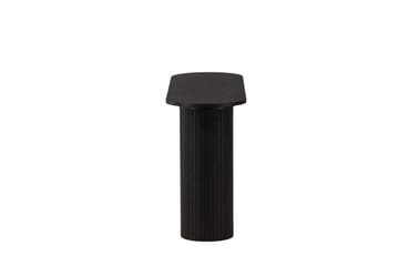 Bianca Sidebord 130x40x72 cm Oval - Sort - Møbler - Bord - Avlastningsbord & sidobord - Lampebord & sidebord