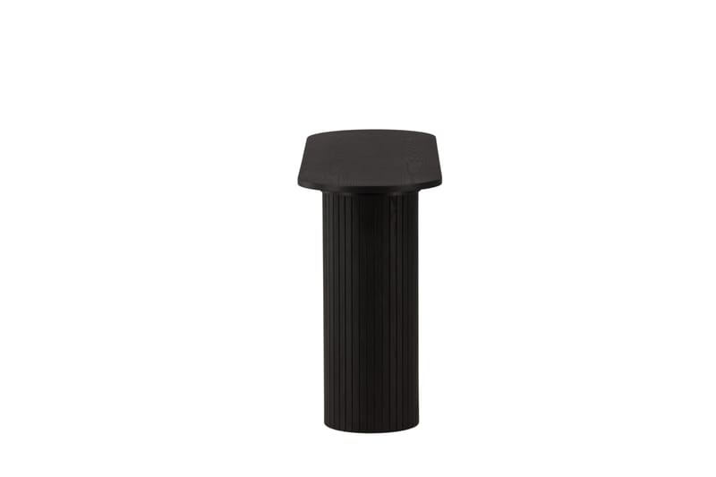 Bianca Sidebord 130x40x72 cm Oval - Sort - Møbler - Bord - Avlastningsbord & sidobord - Lampebord & sidebord