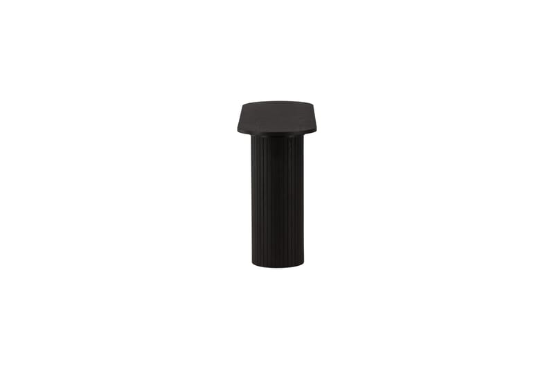 Bianca Sidebord 130x40x72 cm Oval - Sort - Møbler - Bord - Avlastningsbord & sidobord - Lampebord & sidebord