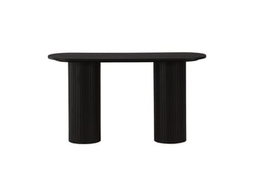 Bianca Sidebord 130x40x72 cm Oval - Sort - Møbler - Bord - Avlastningsbord & sidobord - Lampebord & sidebord