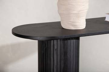 Bianca Sidebord 130x40x72 cm Oval - Sort - Møbler - Bord - Avlastningsbord & sidobord - Lampebord & sidebord