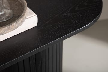 Bianca Sidebord 130x40x72 cm Oval - Sort - Møbler - Bord - Avlastningsbord & sidobord - Lampebord & sidebord