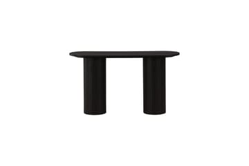 Bianca Sidebord 130x40x72 cm Oval - Sort - Møbler - Bord - Avlastningsbord & sidobord - Lampebord & sidebord