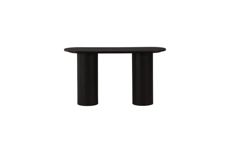 Bianca Sidebord 130x40x72 cm Oval - Sort - Møbler - Bord - Avlastningsbord & sidobord - Lampebord & sidebord