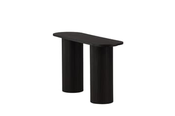Bianca Sidebord 130x40x72 cm Oval - Sort - Møbler - Bord - Avlastningsbord & sidobord - Lampebord & sidebord