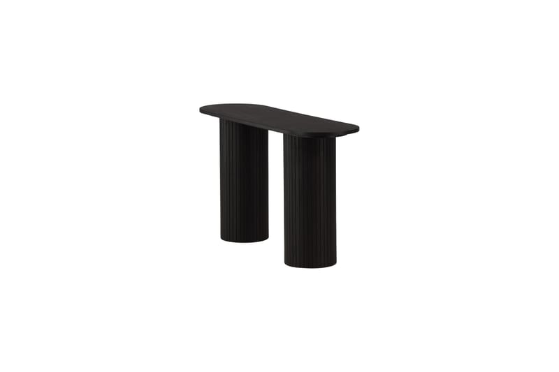 Bianca Sidebord 130x40x72 cm Oval - Sort - Møbler - Bord - Avlastningsbord & sidobord - Lampebord & sidebord