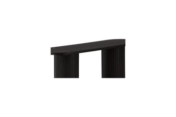 Bianca Sidebord 130x40x72 cm Oval - Sort - Møbler - Bord - Avlastningsbord & sidobord - Lampebord & sidebord