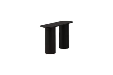 Bianca Sidebord 130x40x72 cm Oval - Sort - Møbler - Bord - Avlastningsbord & sidobord - Lampebord & sidebord