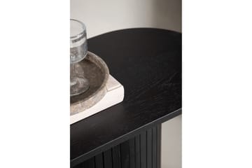 Bianca Sidebord 130x40x72 cm Oval - Sort - Møbler - Bord - Avlastningsbord & sidobord - Lampebord & sidebord