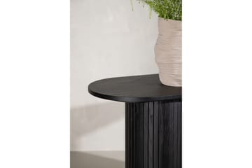 Bianca Sidebord 130x40x72 cm Oval - Sort - Møbler - Bord - Avlastningsbord & sidobord - Lampebord & sidebord