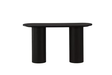 Bianca Sidebord 130x40x72 cm Oval - Sort - Møbler - Bord - Avlastningsbord & sidobord - Lampebord & sidebord