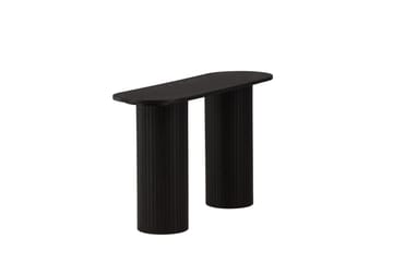 Bianca Sidebord 130x40x72 cm Oval - Sort - Møbler - Bord - Avlastningsbord & sidobord - Lampebord & sidebord