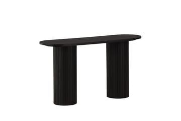 Bianca Sidebord 130x40x72 cm Oval - Sort - Møbler - Bord - Avlastningsbord & sidobord - Lampebord & sidebord