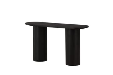 Bianca Sidebord 130x40x72 cm Oval - Sort - Møbler - Bord - Avlastningsbord & sidobord - Lampebord & sidebord