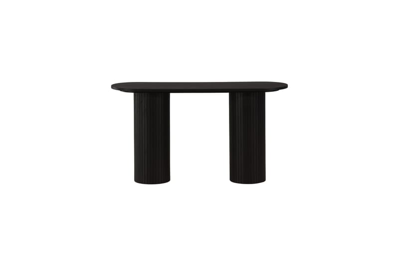 Bianca Sidebord 130x40x72 cm Oval - Sort - Møbler - Bord - Avlastningsbord & sidobord - Lampebord & sidebord