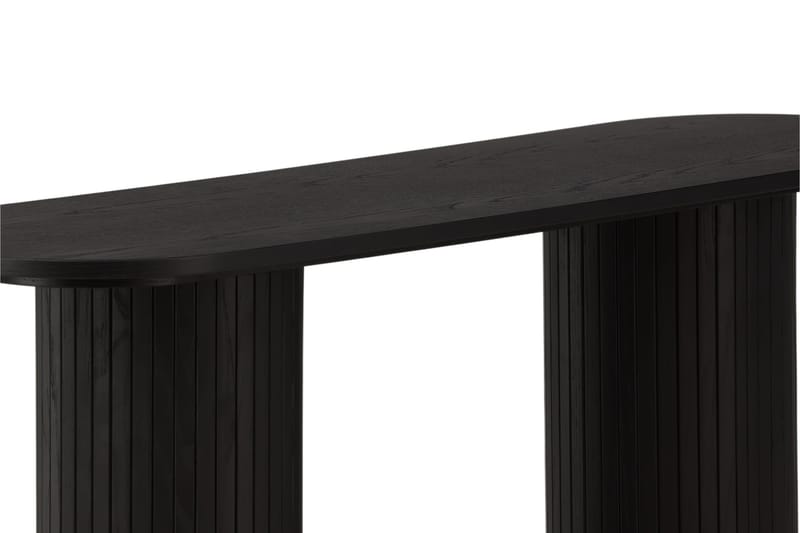 Bianca Sidebord 130x40x72 cm Oval - Sort - Møbler - Bord - Avlastningsbord & sidobord - Lampebord & sidebord