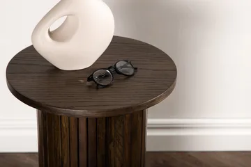 Bianca Sidebord 40x65 cm Rundt - Brun - Møbler - Bord - Avlastningsbord & sidobord - Pidestall & blomsterpidestall