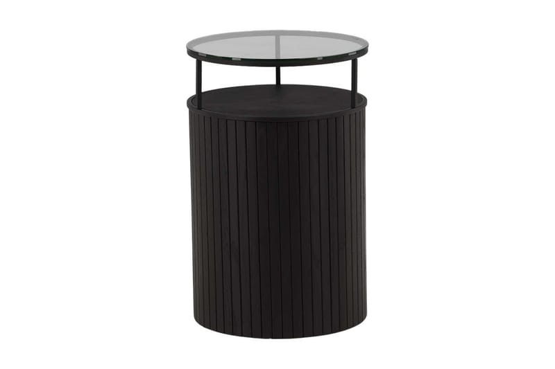 Bovall Sidebord 37 cm - Sort - Møbler - Bord - Avlastningsbord & sidobord - Pidestall & blomsterpidestall