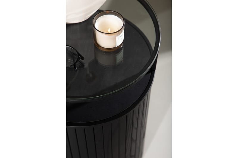 Bovall Sidebord 37 cm - Sort - Møbler - Bord - Avlastningsbord & sidobord - Pidestall & blomsterpidestall