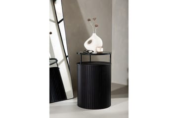 Bovall Sidebord 37 cm - Sort - Møbler - Bord - Avlastningsbord & sidobord - Pidestall & blomsterpidestall